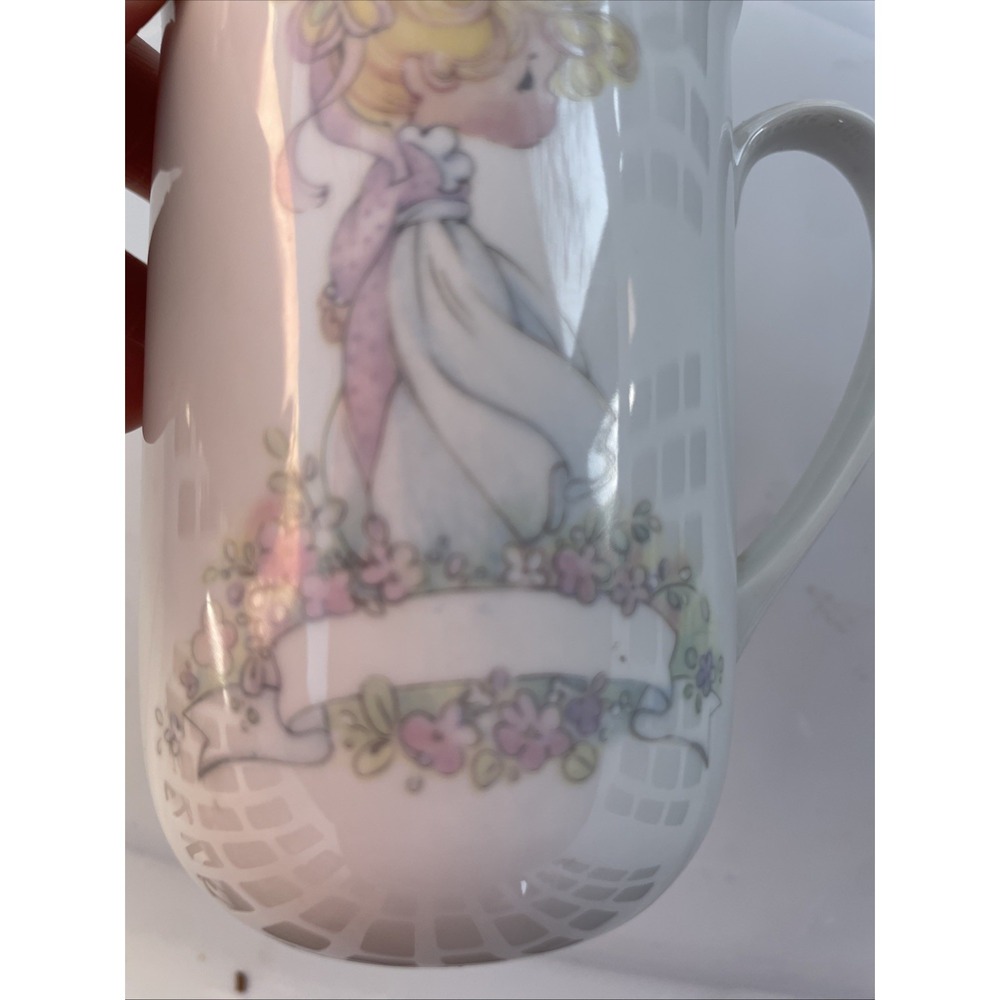 Vintage New Old Stock PRECIOUS MOMENTS Blank, personalization Mug No Name No - Picture 2 of 7